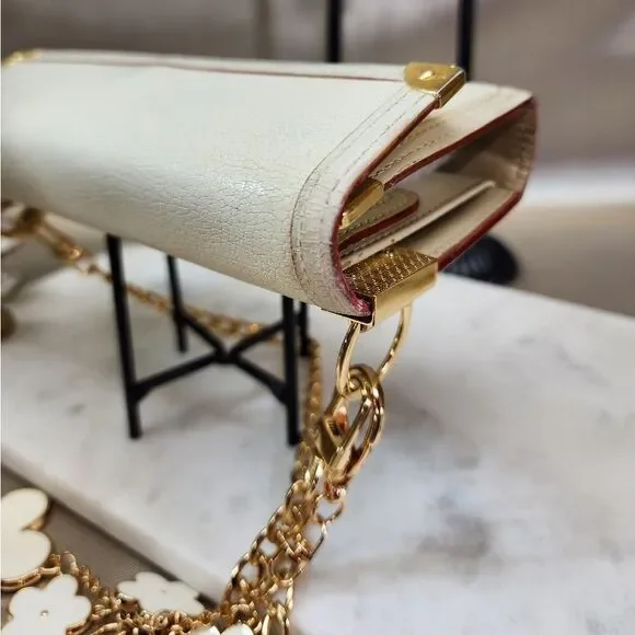 Authentic Louis Vuitton Suhali Leather Wallet Crossbody Conversion W/ Dust Bag - Picture 7 of 17